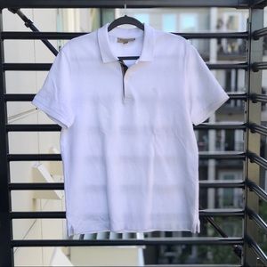 SALE 👕 mpriced2sell BURBERRY white Polo